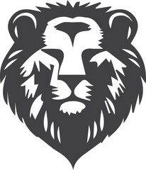 lion head vector