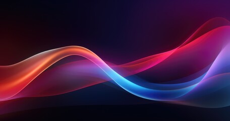 beautiful Abstract blurred background with a colorful glowing light beautiful gradient on a dark black color. 