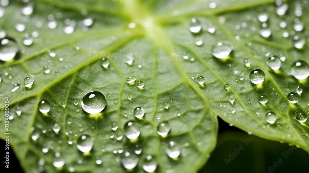 Poster stunning macro view of leaf stomata the tiny pores on the surface of a plant leaf showing the proces