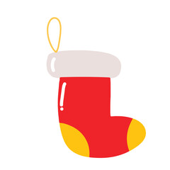 Handrawn christmas doodles element design stock. Cute doodle christmas day