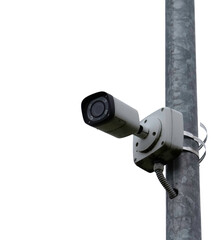 Surveillance Camera. street, external surveillance. home security system concept . isolated