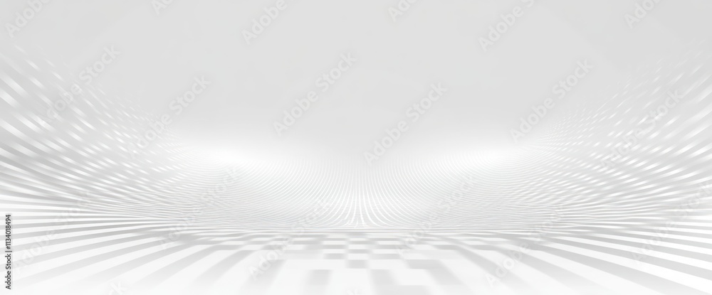 Fototapete Abstract grayscale background with converging lines and subtle textures creating a sense of depth and perspective.