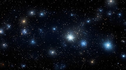 Obraz premium A Night Sky Filled With Numerous Stars