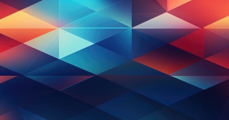 Obraz premium beautiful background with diagonal geometric shapes, vector illustration. Design banner for website or presentation with copy space. red color