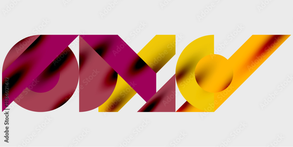 Poster Vibrant abstract background circles with smooth gradients, creating a dynamic and modern design. Ideal for creative, tech, or contemporary-themed projects