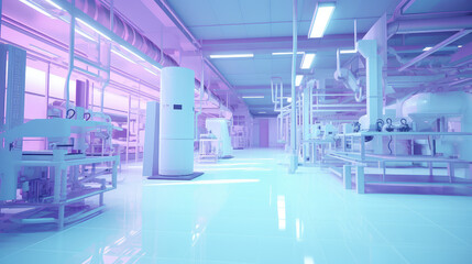 Fototapeta premium Futuristic Laboratory: Advanced Research Facility