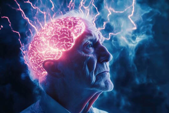 Illuminated Mind: An Elderly Man's Brain Activity Visualization