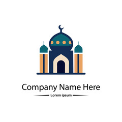 Fototapeta premium Mosque logo