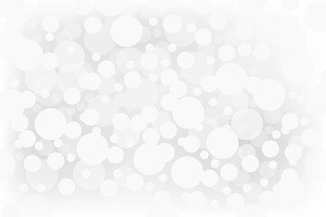 Winter White abstract falling Bokeh light background design. Vector illustration