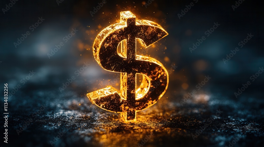 Poster dynamic financial growth abstract background 3d rendering business conceptual dark environment