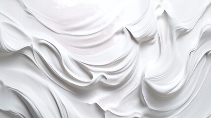 White abstract background, gypsum texture, organic shapes, minimalist.