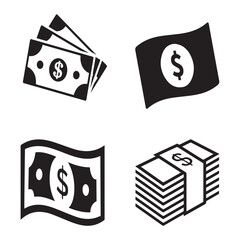 Banknotes vector|Digital currency vector|Currency notes vector|Monetary vector|Earning vector|Banking sector vector|Paper money vector design icon symbol