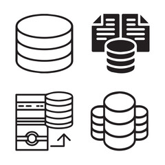 datasets vector design icon symbol 