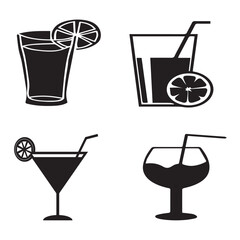 Juice glass vector|Juicy flavors vector|Sweet drink vector|Straw and glass vector|Apple juice vector|Ice cubes vector|Berry juice vector design icon symbol