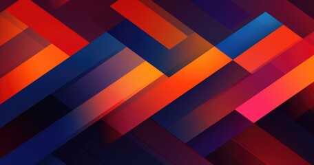 beautiful color background with simple geometric shapes and diagonal lines in a flat design style