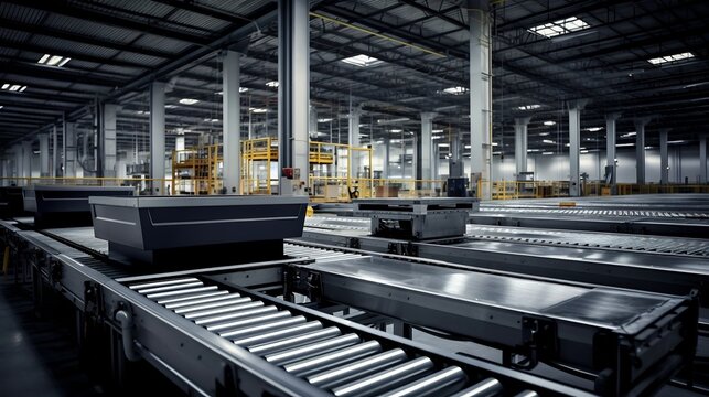 Advanced automated electroplating facility featuring zinc coated materials moving along efficient conveyor belt systems showcasing the latest in industrial manufacturing technology and processes