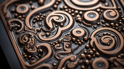 Mesmerizing Metallic Textures of a Cooling Steel Ingot   Close up view showcasing the intricate patterns and smooth surface of a steel ingot as it cools down after the manufacturing process