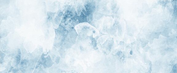 Vector Soft blue and harmony background watercolor design with space for text or image