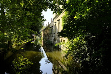 Obraz premium Die historische Altstadt von Zeitz, Burgenlandkreis, Sachsen-Anhalt, Deutschland