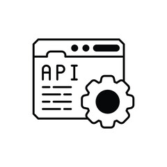 API vector icon