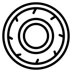 Tire car icon