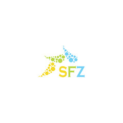 SAZ letter logo design on white background. Creative  modern SAZ letter logo design. Vector design.