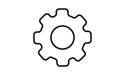 Setting Icon set. Cog Settings Icon Symbol .