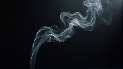Fototapeta premium smoke on black