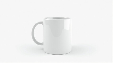 Obraz premium white cup isolated