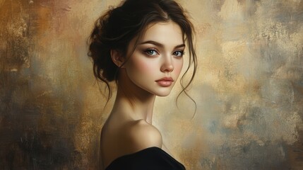 Fototapeta premium elegant woman portrait