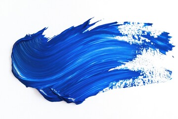 Blue paint close-up