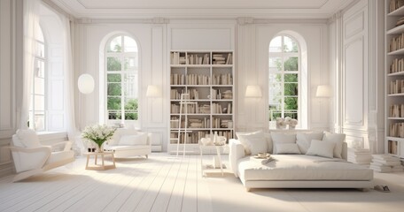 beautiful random white all room background