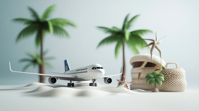 a highresolution photo of a travel agency business concept