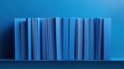 Organizing blue files document management tips in a minimalist office setting for enhanced productivity