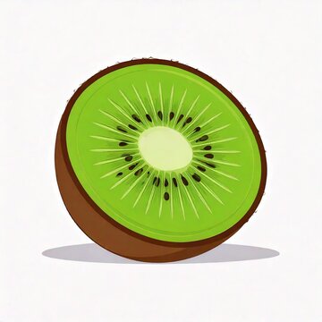recommend clip art: kiwi fruit on a white background