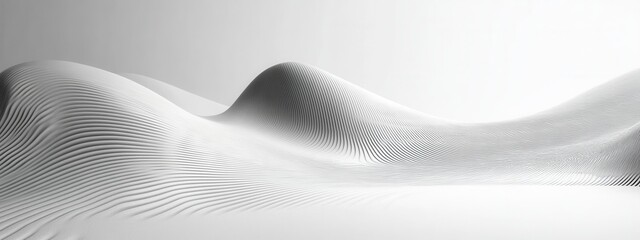 Abstract sand dune patterns desert landscape digital art minimalist environment serene viewpoint modern concept for design