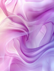 Obraz premium Abstract swirling patterns in soft pink and purple hues.