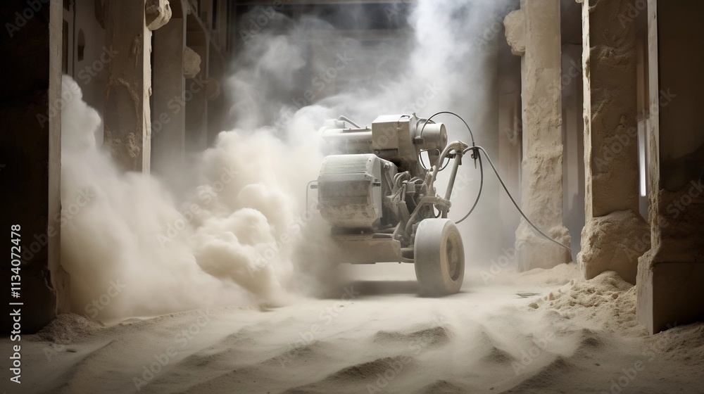 Aufkleber machinery and equipment operating efficiently in a dust filled environment within a cement factory s