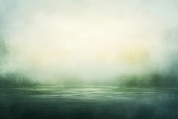Fototapeta premium Serene Misty Landscape with Calm Waters
