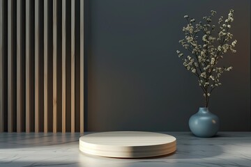 Premium Quality Picture of Simple Podium Platform for Product Presentation
