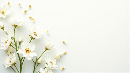 white flowers