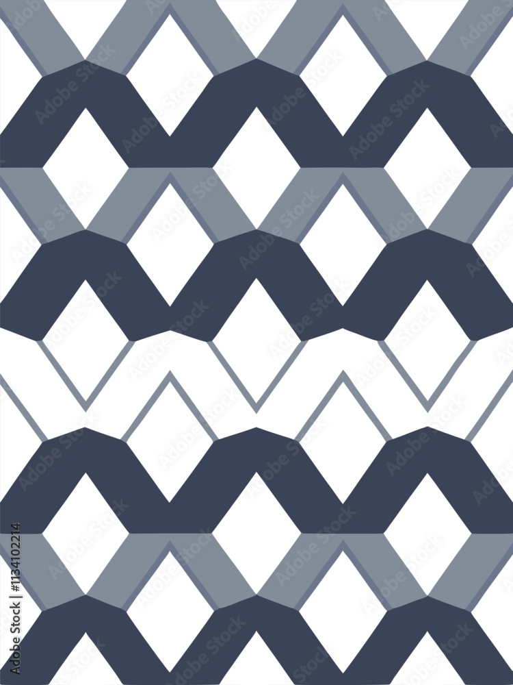 Poster A seamless abstract line pattern vector ideal for textiles, branding, and modern graphic design projects. Perfect for creating stylish, minimalistic, and geometric designs for various applications.