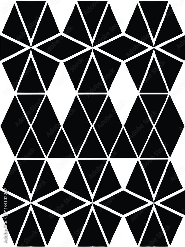 Poster A seamless abstract line pattern vector ideal for textiles, branding, and modern graphic design projects. Perfect for creating stylish, minimalistic, and geometric designs for various applications.