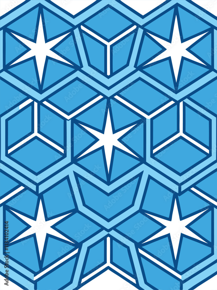 Poster A seamless abstract line pattern vector ideal for textiles, branding, and modern graphic design projects. Perfect for creating stylish, minimalistic, and geometric designs for various applications.
