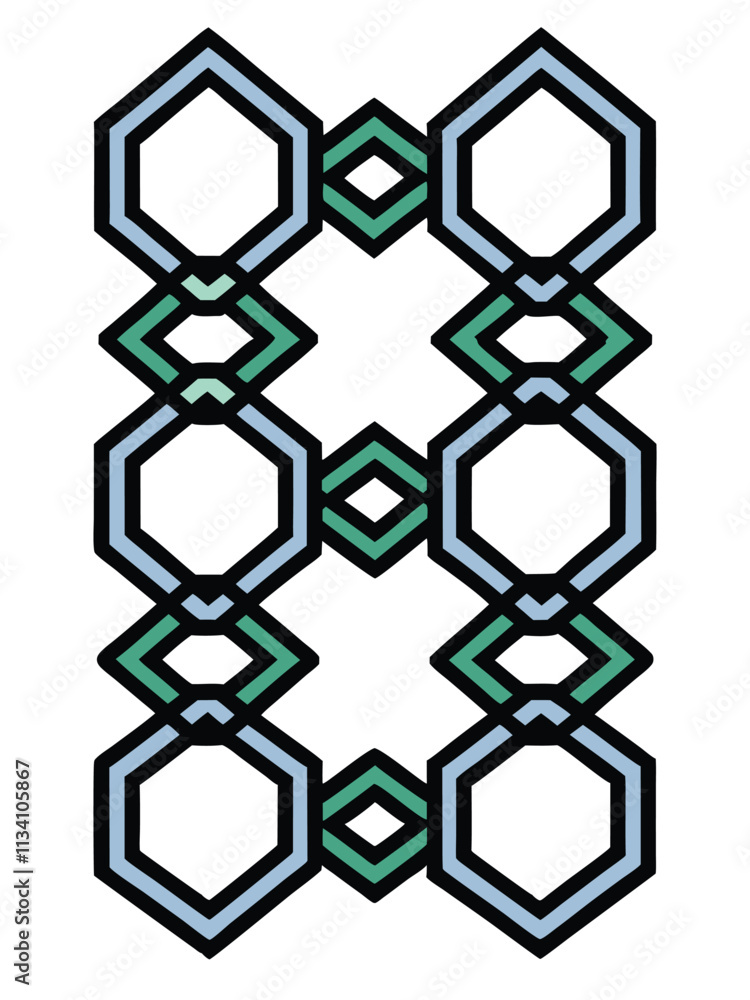 Poster A seamless abstract line pattern vector ideal for textiles, branding, and modern graphic design projects. Perfect for creating stylish, minimalistic, and geometric designs for various applications.