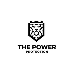 The Power Protection Logo Design Vector