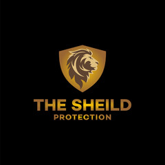 The Sheild Logo Design Vector