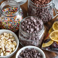 Baking Ingredients and Decorative Toppings
