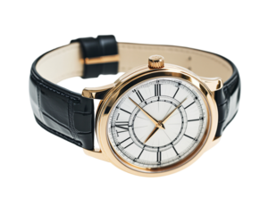 a close up of a watch