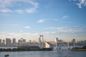 Obraz premium お台場から見たレインボーブリッジ